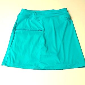 Beach House Solid Teal Swim Skort